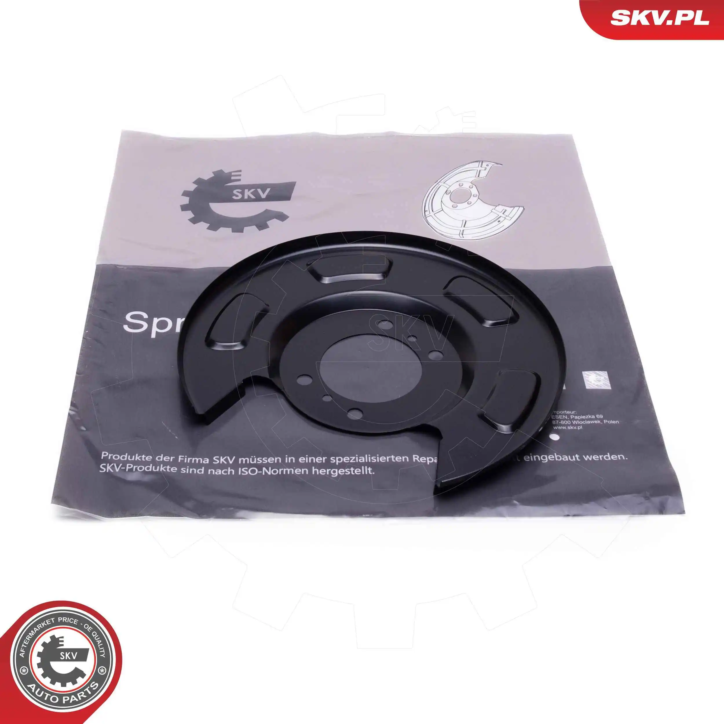 Splash Guard, brake disc